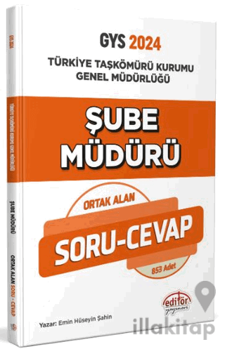 Türkiye Taşkömürü Kurumu Genel Müdürlüğü Şube Müdürü Soru-Cevap