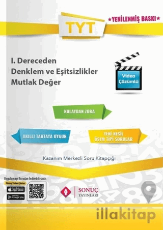 TYT 1. Dereceden Denklem ve Eşitsizlikler Mutlak Değer