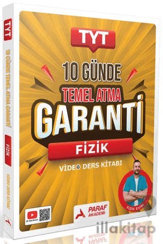 TYT 10 Günde Temel Atma Garanti Fizik Video Ders Kitabı
