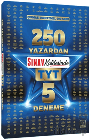 TYT 250 Yazardan Sınav Kalitesinde 5 Deneme