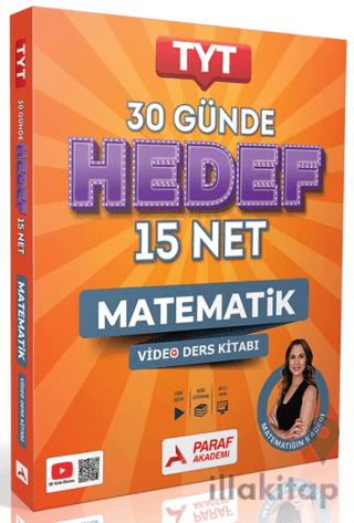TYT 30 Günde Hedef 15 Net Matematik Video Ders Kitabı