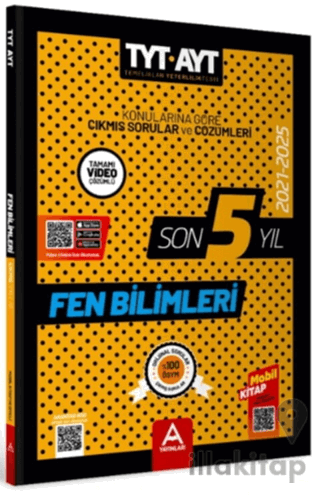 TYT AYT Fen Bilimleri Son 5 Yıl Çıkmış Sorular