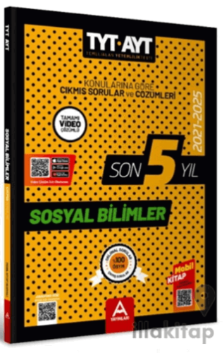 TYT AYT Sosyal Bilimler Son 5 Yıl Çıkmış Sorular