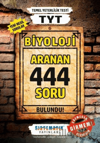 TYT Biyoloji 444 Aranan Soru