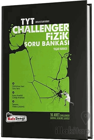 TYT Challenger Fizik Soru Bankası Kafadengi Yayınları