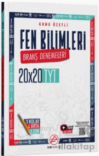 TYT Fen Bilimleri Konu Özetli 20 x 20 Branş Denemeleri