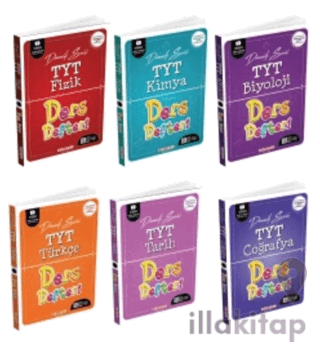 TYT Fizik + Kimya + Biyoloji + Türkçe + Tarih + Coğrafya Ders Defteri Set