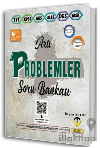 TYT KPSS MEB-AGS ALES DGS MSÜ Artı Problemler Soru Bankası Çözümlü