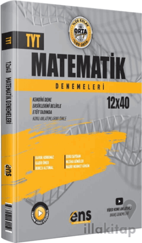 TYT Matematik 12 x 40 Denemeleri
