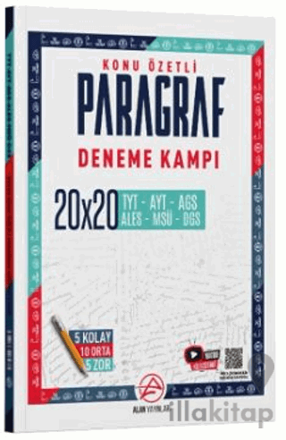 TYT Paragraf Konu Özetli 20 x 20 Deneme Kampı