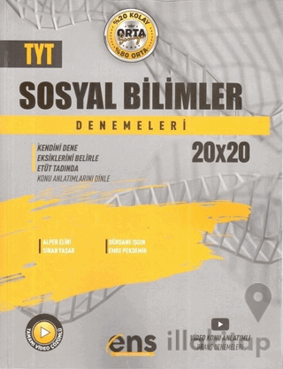 TYT Sosyal Bilimler 20 x 20 Deneme