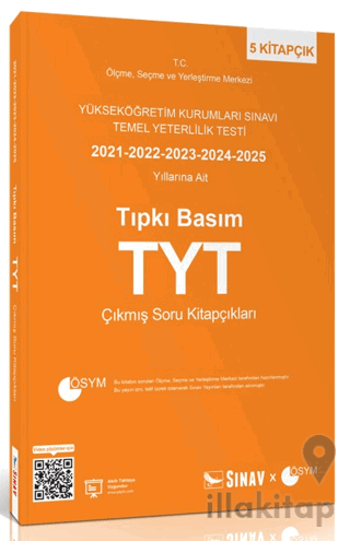 TYT Tıpkı Basım Son 5 Yıl Çıkmış Soru Kitapçıkları