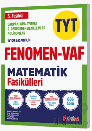 TYT VAF Matematik Çarpanlara Ayırma 2. Dereceden Denklemler Fasikülleri
