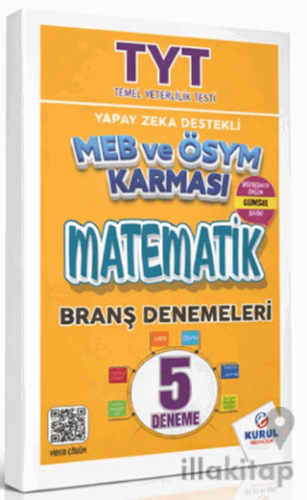 TYT Yapay Zeka Destekli MEB ve ÖSYM Karması Matematik 5’li Branş Denem