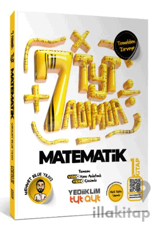 TYT Yedi Adımda Temel Matematik Video Konu Anlatımlı Video Çözümlü Soru Bankası 1. Kitap