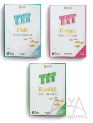 Üç Dört Beş TYT Fizik Kimya Biyoloji Soru Bankası Seti