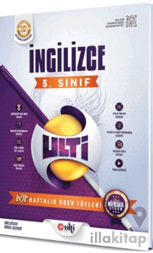 Ulti Yayınları 5. Sınıf İngilizce Haftalık Ödev Föyleri