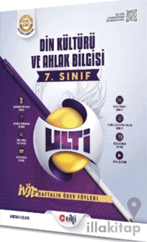 Ulti Yayınları 7. Sınıf Din Kültürü ve Ahlak Bilgisi Haftalık Ödev Föy