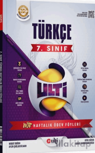 Ulti Yayınları 7. Sınıf Türkçe Haftalık Ödev Föyleri