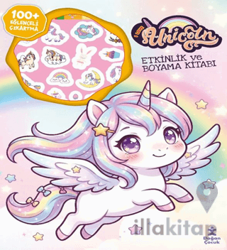 Unicorn Çok Çıkartmalı Boyama Kitabı