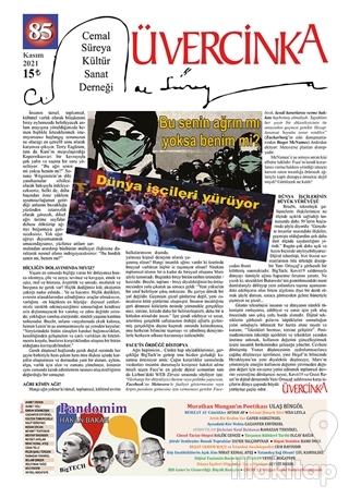Üvercinka Dergisi Sayı: 85 Kasım 2021