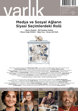 Varlık Edebiyat ve Kültür Dergisi Sayı: 1396 - Ocak 2024