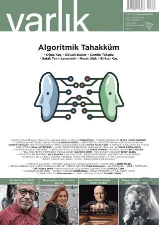 Varlık Edebiyat ve Kültür Dergisi Sayı: 1398 - Mart 2024