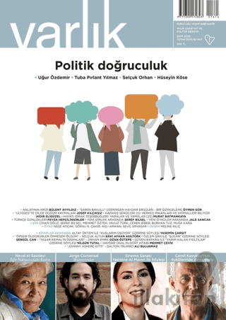 Varlık Edebiyat ve Kültür Dergisi Sayı: 1417 Ekim 2025