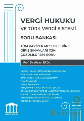 Vergi Hukuku ve Türk Vergi Sistemi - Tüm Kariyer Mesleklerine Giriş Sınavları İçin