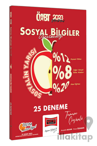 Yargı Yayınları 2023 ÖABT Sosyal Bilimler Öğretmenliği Tamamı Çözümlü 25 Deneme