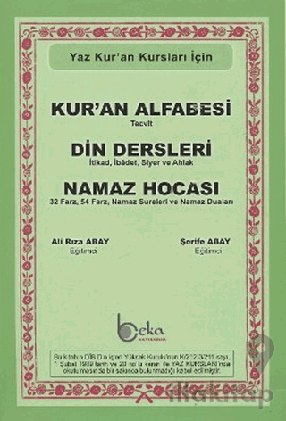 Yaz Kur’an Kursları İçin Kur’an Alfabesi - Din Dersleri - Namaz Hocası