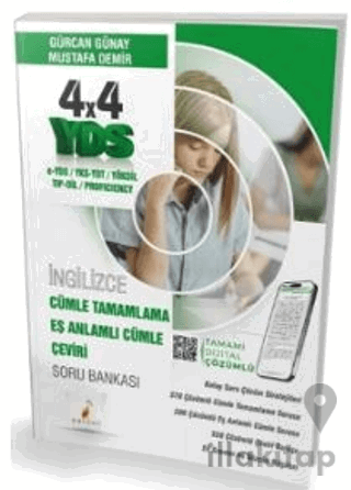 YDS İngilizce 4x4 Cümle Tamamlama Eş Anlamlı Cümle Çeviri Soru Bankası