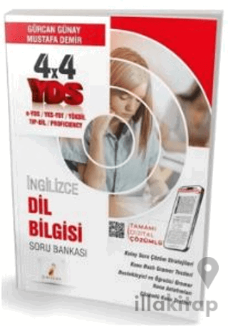 YDS İngilizce 4x4 Dil Bilgisi Soru Bankası