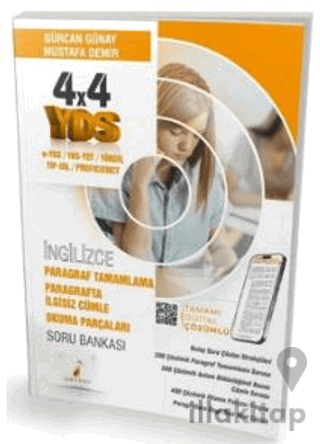 YDS İngilizce 4x4 Paragraf Tamamlama Paragrafta İlgisiz Cümle Okuma Parçaları Soru Bankası