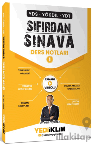 YDS YÖKDİL YDT Sıfırdan Sınava Tamamı Videolu Ders Notları 1. Kitap