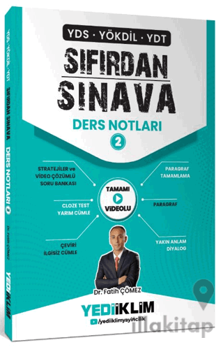 YDS YÖKDİL YDT Sıfırdan Sınava Tamamı Videolu Ders Notları 2. Kitap