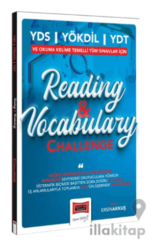 YDS YÖKDİL YDT ve Okuma Kelime Temelli Tüm Sınavlar İçin Reading And Vocabulary Challenge