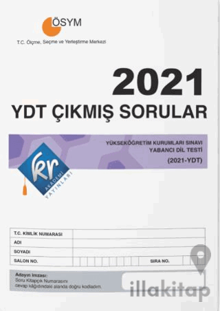 YDT Çıkmış Sorular Tıpkı Basım Kitapçığı