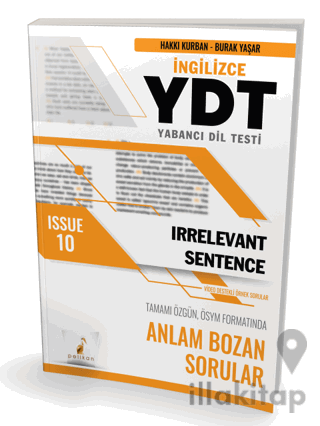 YDT İngilizce Irrelevant Sentence Issue 10