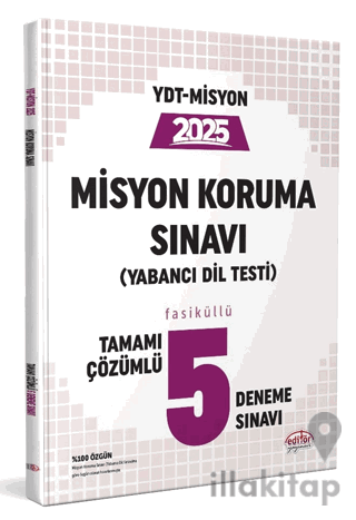 YDT Misyon Koruma Sınavı 5 Deneme Sınavı