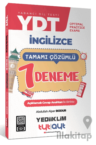 YDT Optimal Practice Exams Tamamı Çözümlü 7 Deneme