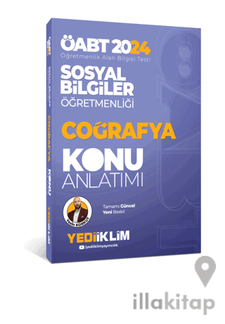 Yediiklim 2024 ÖABT Sosyal Bilgiler Öğretmenliği Coğrafya Konu Anlatım