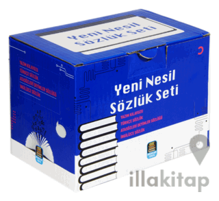 Yeni Nesil Sözlük Seti, Türkçe-İngilizce-Atasözleri ve Yazım Klavuzu (4 Kitap Kutulu, Biala Kapak)