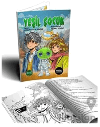 Yeşil çocuk (Resimli Roman - 8+Yaş)