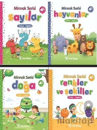 Yeti Kitap 0-3 Yaş Minnak Serisi Bebek Kitapları Seti (4 Kitap)