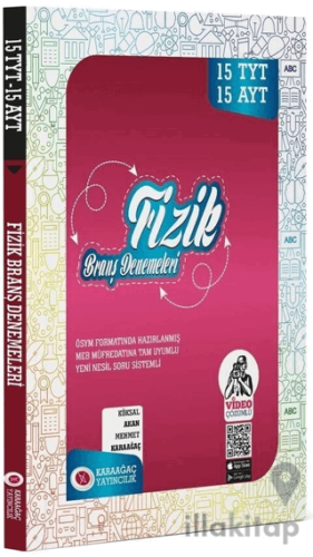 YKS TYT AYT Fizik 30 Deneme Video Çözümlü Karaağaç Yayınları