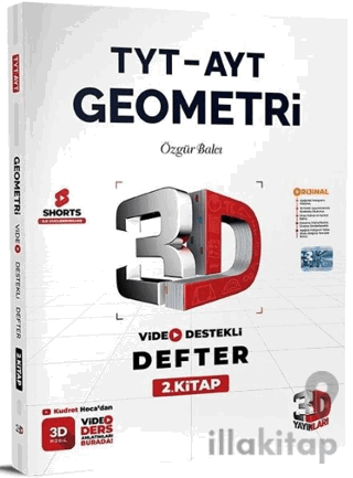 YKS TYT AYT Geometri Video Destekli Defter 2. Kitap