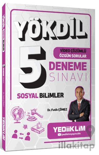 YÖKDİL Sosyal Bilimler Video Çözümlü Özgün Sorular 5 Deneme Sınavı