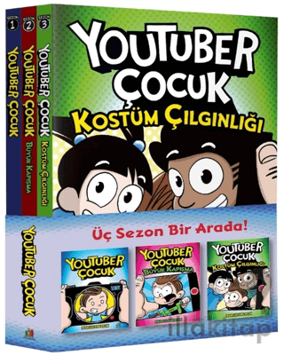 Youtuber Çocuk Set (3 Kitap)