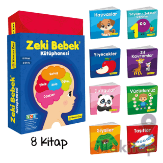 Zeki Bebek Kütüphanesi 8'li Set (6-24 Ay)